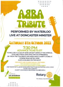 Abba Tribute: Performed by Waterloo @ Doncaster Minster